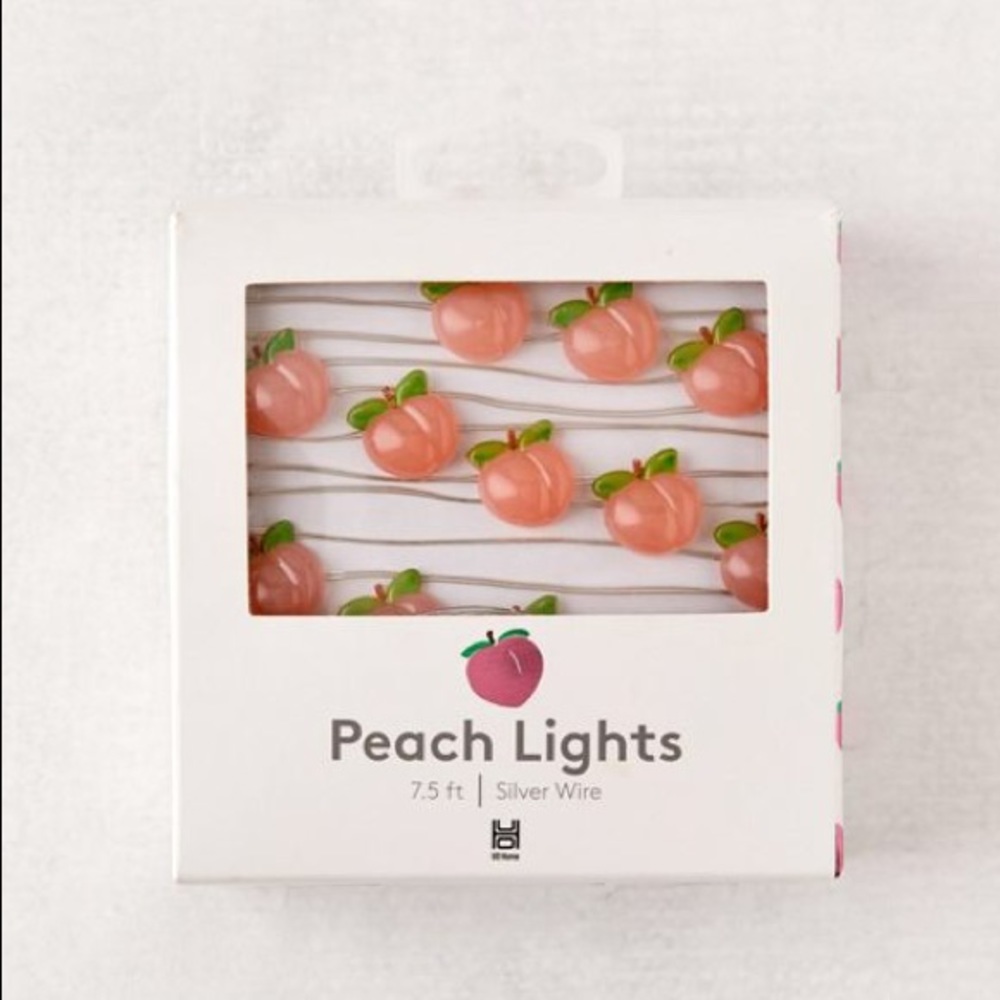 Urban Outfitters Peach String Lights